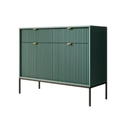 Meubella - Dressoir Navil - Groen - 104 cm