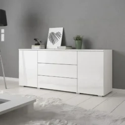 Meubella - Dressoir Pure - Wit - 150 cm