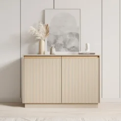 Meubella - Dressoir Remy - Beige - 104 cm