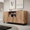 Meubella - Dressoir Vintar - Eiken - 150 cm