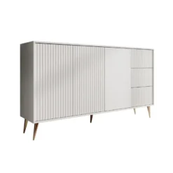 Meubella - Dressoir Winq - Wit - 180 cm