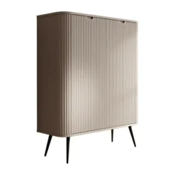 Meubella - Dressoir Zakari - Beige - 103 cm
