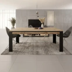 Meubella - Eetkamertafel Trinidad - Eiken - 195 cm