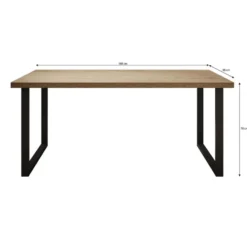 Meubella - Eetkamertafel Vince - Eiken - 180 cm