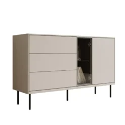 Meubella - Estrella - Dressoir - Beige - 134x41x83 cm