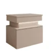 Meubella - Galan - Nachtkastje - Beige - 55x39x51 cm