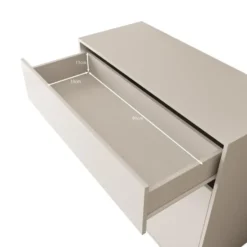 Meubella - Gideon - Dressoir - Beige - 100x40x93 cm
