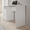 Meubella - Haroa - Bureau - Wit - 127x51x77 cm