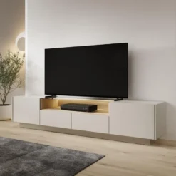 Meubella - Heath - TV-Meubel - Beige - 203x40x43 cm