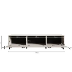Meubella - Hydra - TV-Meubel - Beige - 180 cm