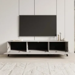 Meubella - Hydra - TV-Meubel - Beige - 180 cm