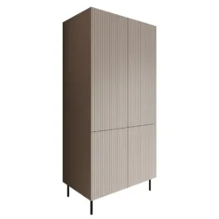 Meubella - Kledingkast Alex - Beige - 90 cm