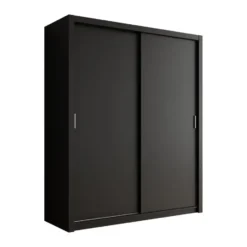 Meubella - Kledingkast Blake - Mat Zwart - 180 cm