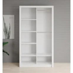 Meubella - Kledingkast Blake - Wit - 120 cm