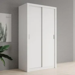 Meubella - Kledingkast Blake - Wit - 120 cm