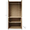 Meubella - Kledingkast Cuarto - Eiken - 91 cm