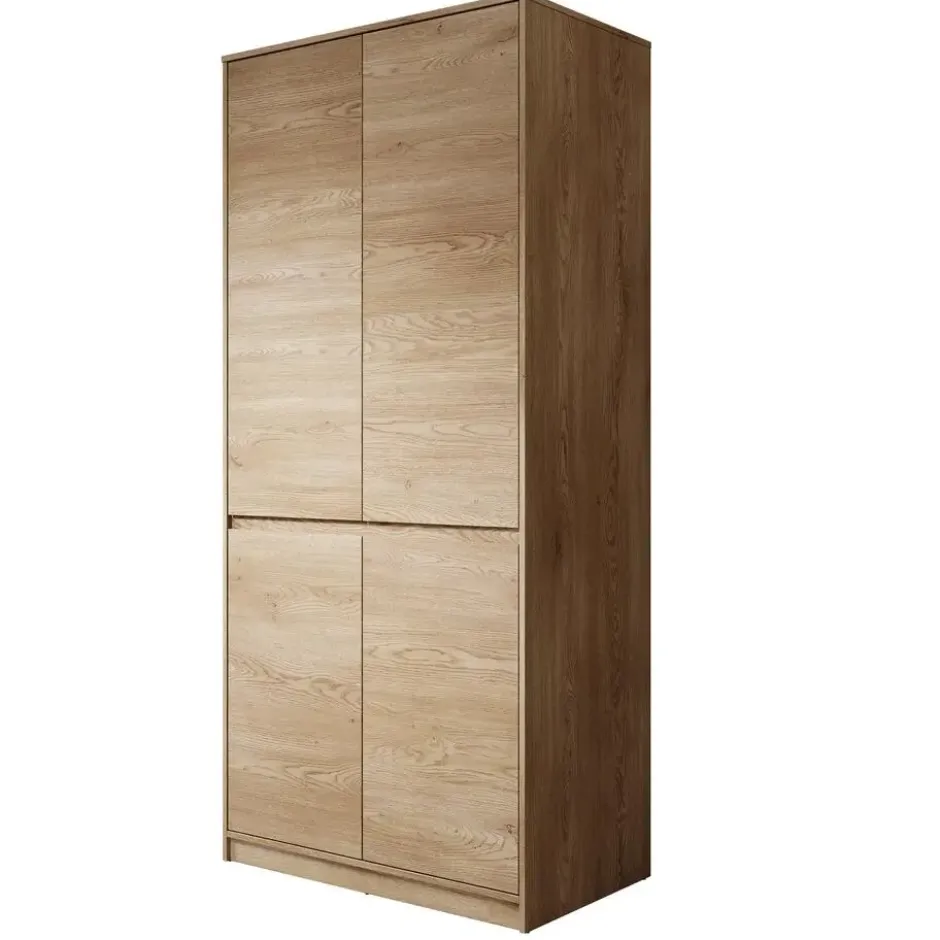 Meubella - Kledingkast Cuarto - Eiken - 91 cm
