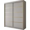 Meubella - Kledingkast Eagle - Beige - 180 cm