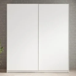 Meubella - Kledingkast Ganaro - Wit - 180 cm