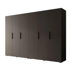 Meubella - Kledingkast Marquesa - Zwart - 300 cm