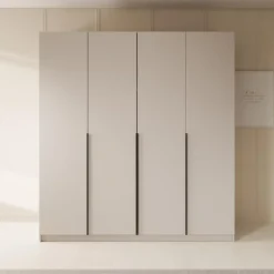 Meubella - Kledingkast Sabre - Beige - 200 cm