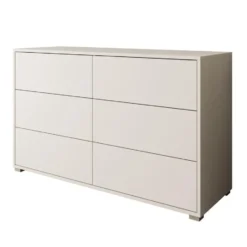 Meubella - Ladekast Gideon - Wit - 120 cm