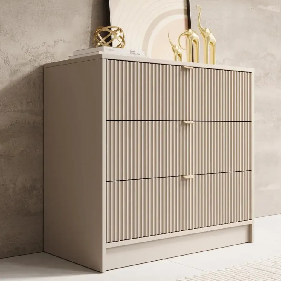 Meubella - Ladekast Tavares - Beige - 80 cm