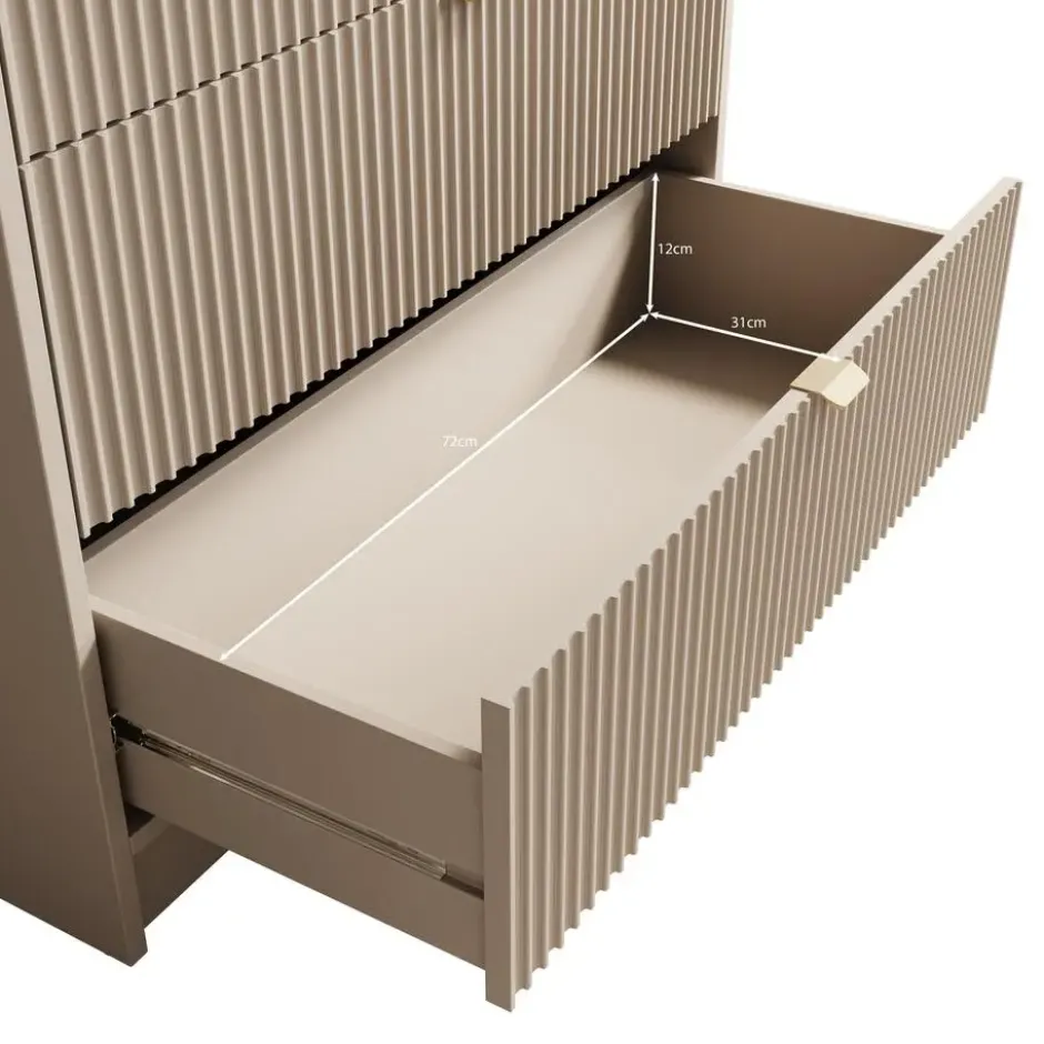 Meubella - Ladekast Tavares - Beige - 80 cm