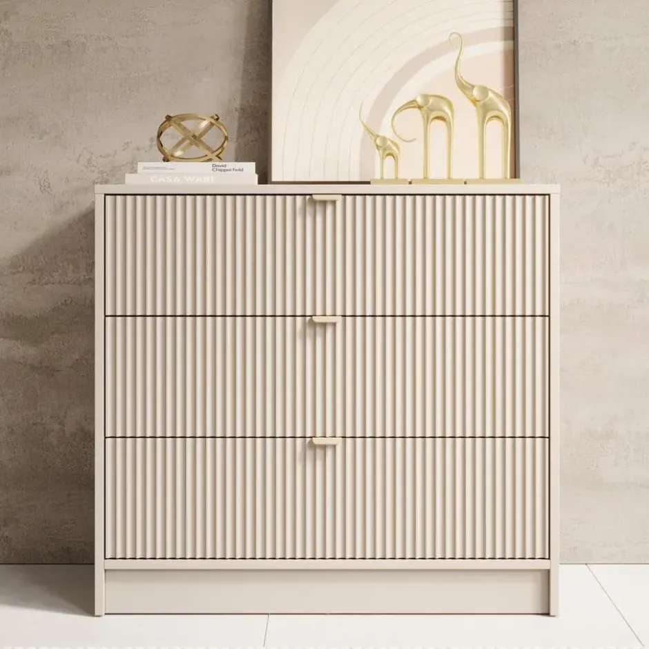 Meubella - Ladekast Tavares - Beige - 80 cm