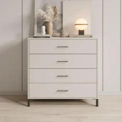 Meubella - Ladekast Vidor - Beige - 93 cm
