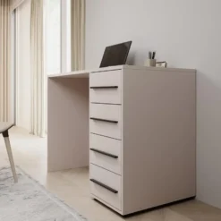 Meubella - Montalo - Bureau - Beige - 120x60x75 cm