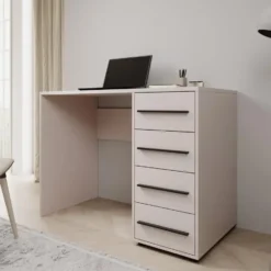 Meubella - Montalo - Bureau - Beige - 120x60x75 cm