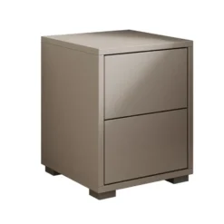 Meubella - Nachtkastje Gideon - Beige - 30 cm
