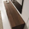 Meubella - Nido - TV-Meubel - Donker eikenpatroon - 180x40x55 cm