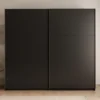 Meubella - Nuvola - Kledingkast schuifdeuren - Antraciet - 228x56x206cm
