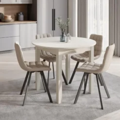 Meubella - South - Eetkamertafel - Beige