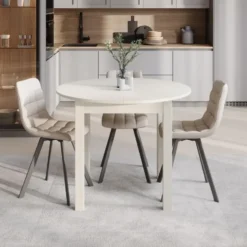 Meubella - South - Eetkamertafel - Beige