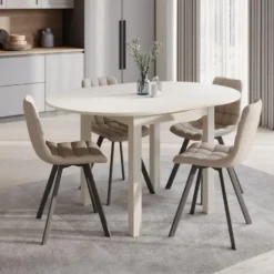 Meubella - South - Eetkamertafel - Beige