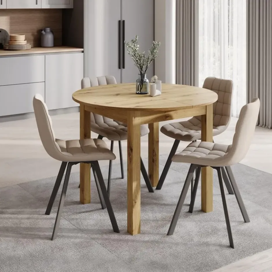 Meubella - South - Eetkamertafel - Eiken