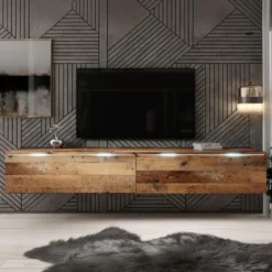 Meubella - TV-Meubel Dixon - Old wood - 180 cm