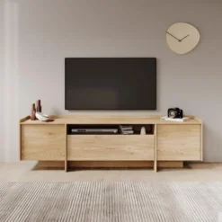 Meubella - TV-Meubel Jaxon - Eiken - 197 cm