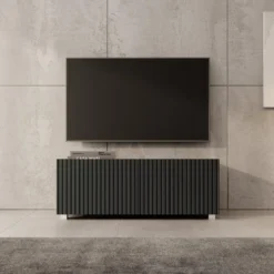 Meubella - TV-Meubel Kenderes - Zwart - 100 cm