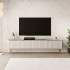 Meubella - TV-Meubel Lima - Beige - 200 cm