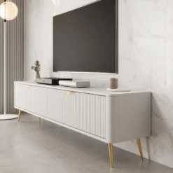 Meubella - TV-Meubel Lima - Wit - 200 cm