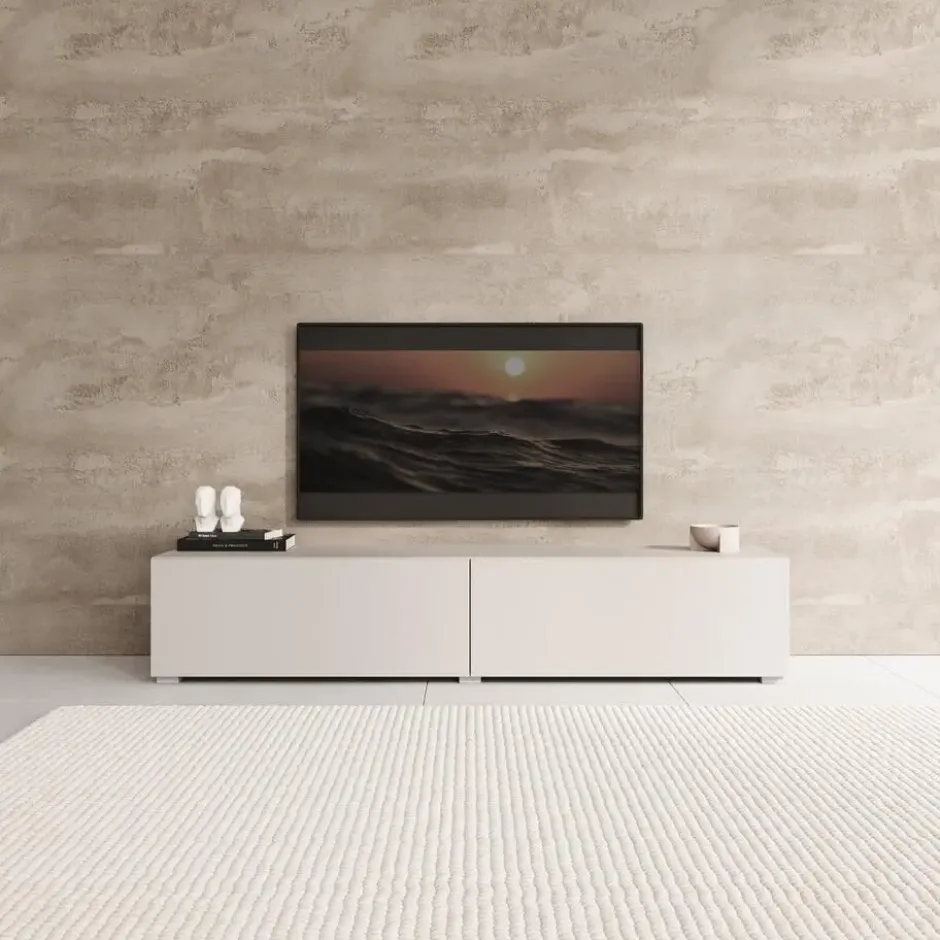 Meubella - TV-Meubel Palm - Beige - 160 cm