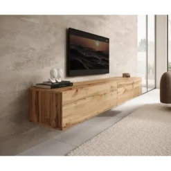 Meubella - TV-Meubel Palm - Eiken - 200 cm