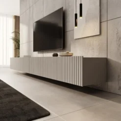 Meubella - TV-Meubel Pepinos - Beige - 300 cm