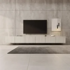 Meubella - TV-Meubel Pepinos - Beige - 300 cm