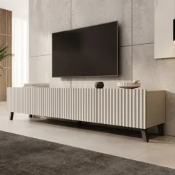 Meubella - TV-Meubel Pepinos 2 - Beige - 200 cm