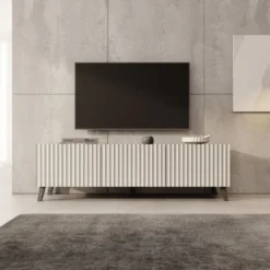 Meubella - TV-Meubel Pepinos 2 - Beige - 150 cm